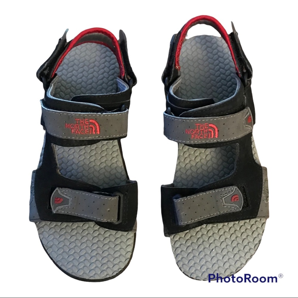 SALE 📚 North Face Black/Grey Kids Sandals